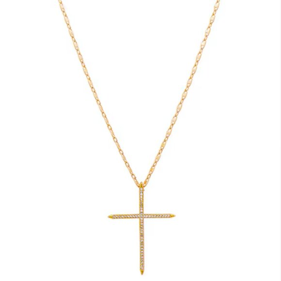 Natalie B Jewelry | Kianna Cross Necklace - Picture 4 of 4